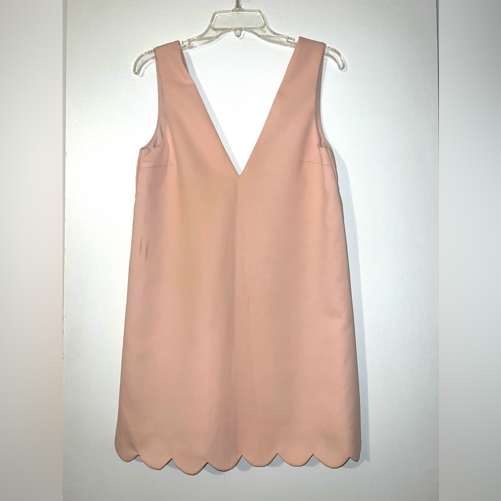 Tobi scallop shift dress with deep V neck, size S, never worn